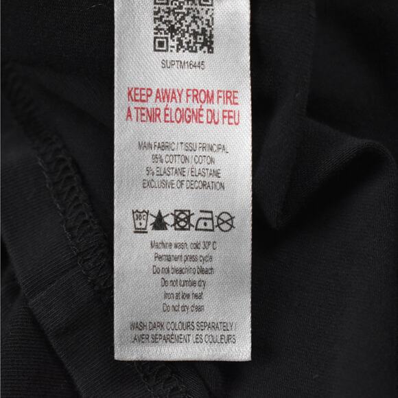 Supply & Demand New York City doves black short sleeve t-shirt slim fit large - Picture 7 of 8